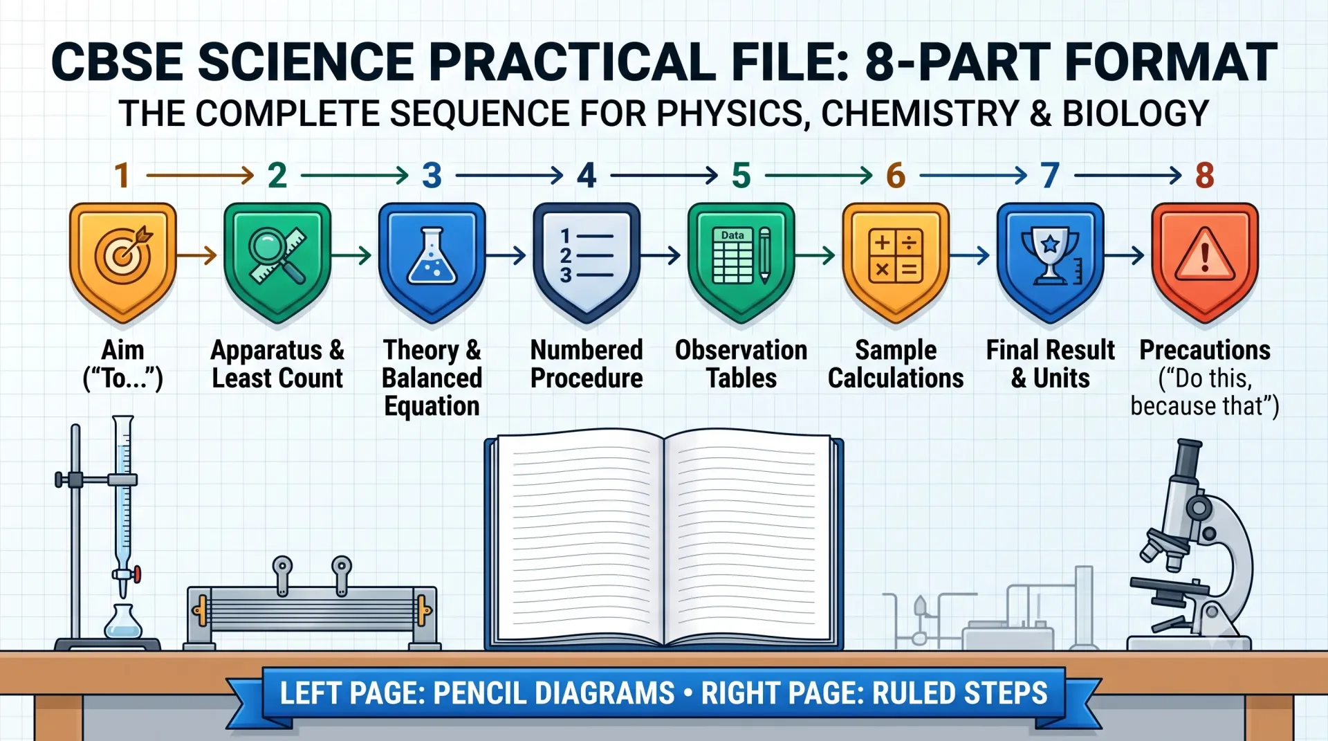 CBSE Science Practical File: 8-Part Guide
